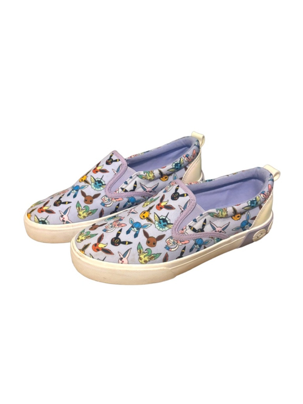 Pokemon Eevee Evolution Slip On Shoes Kids Purple Size 4 Ground Up